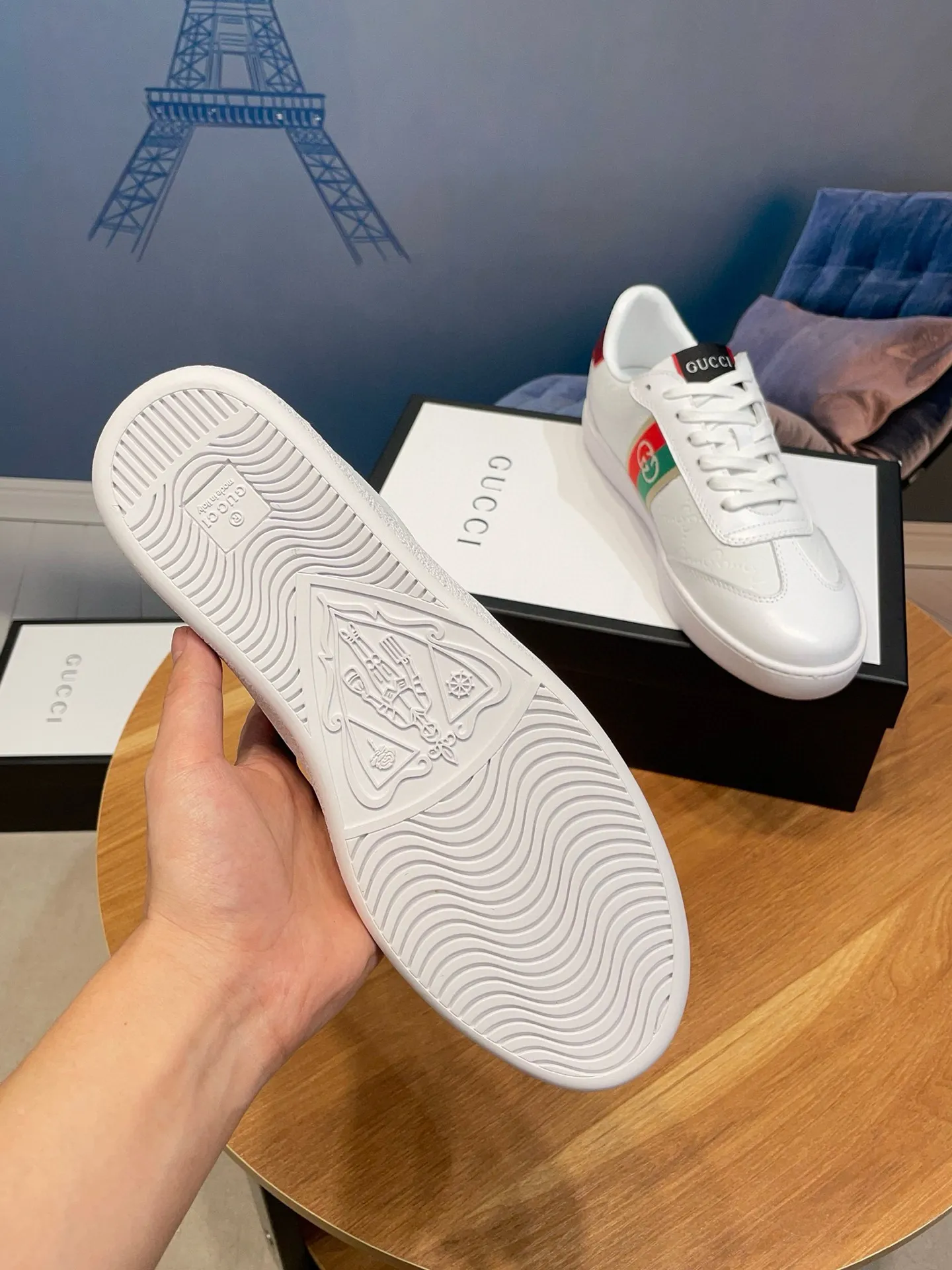 Men's clothing and shoes: 380💰New styles are here again! [Gucci Sports Men's Shoes] Gucci fashionable casual men's shoes🇨🇳Original 1:1 mold, new model debuts first💯Not high-profile but avant-garde, simple, low-key and fashionable, super versatile style🌿Made of original cowhide➕Sheepskin lining🎋The version is comfortable on the feet, first-class workmanship🍍Number: 38-44, customized 45
